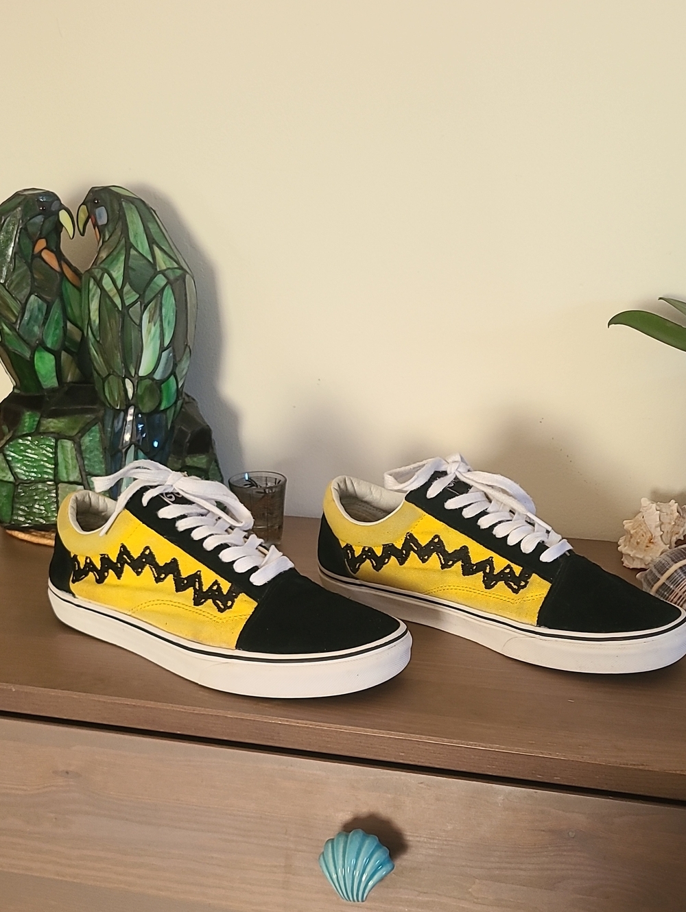 Vans Peanuts Good Grief Old Skool Sneakers Size 10.5 - Picture 3 of 16